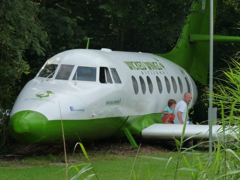 Bijzondere Overnachting Origineel Overnachten Slapen in een vliegtuig Vreemde Vogel Vlaardingen2