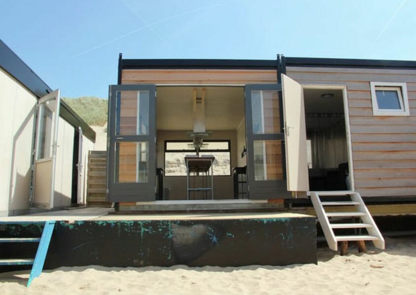 Bijzondere Overnachting Origineel Overnachten Slapen op het strand Castricum aan Zee10