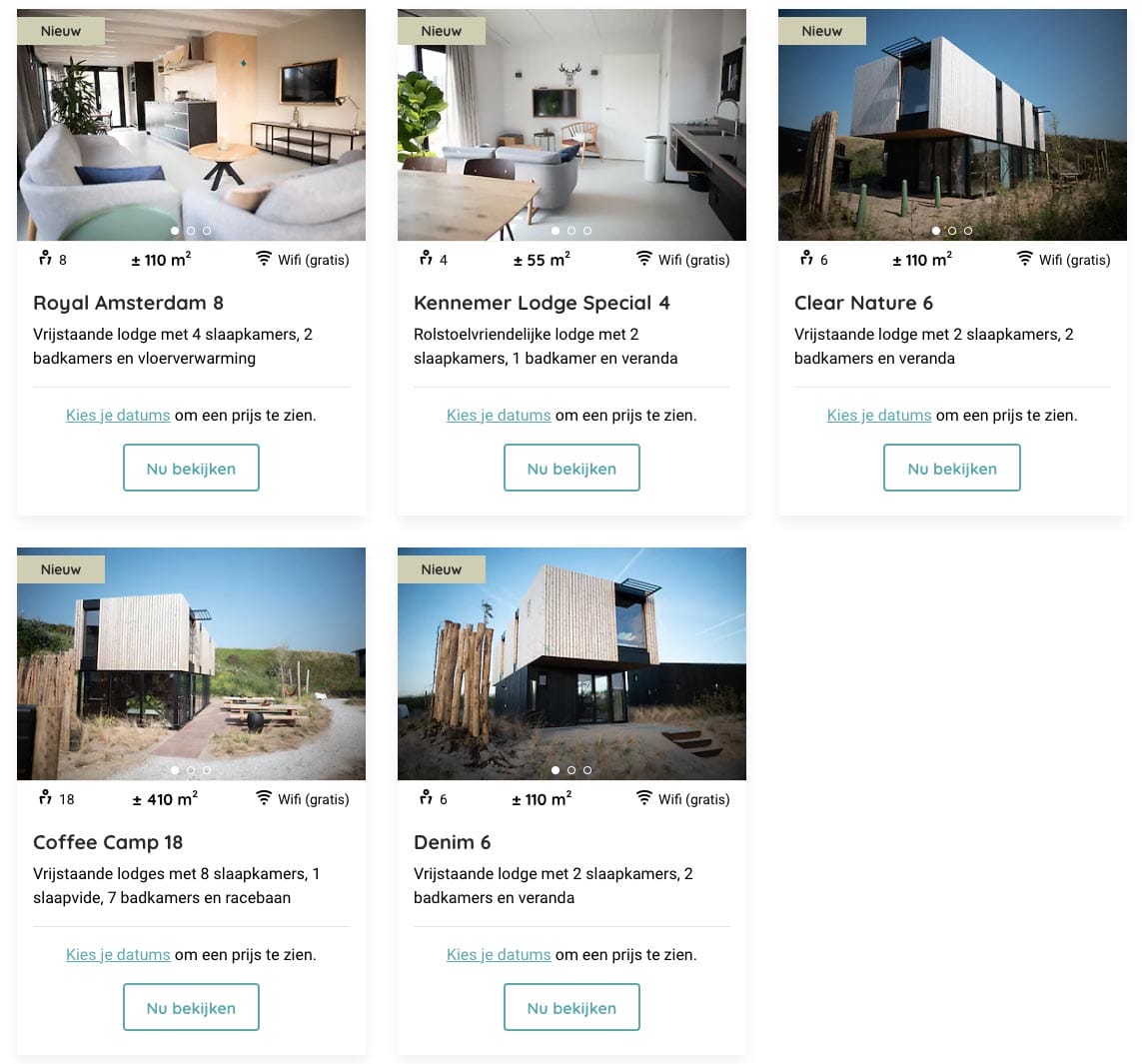 Bijzondere Overnachting aan zee Roompot Qurios Zandvoort 2