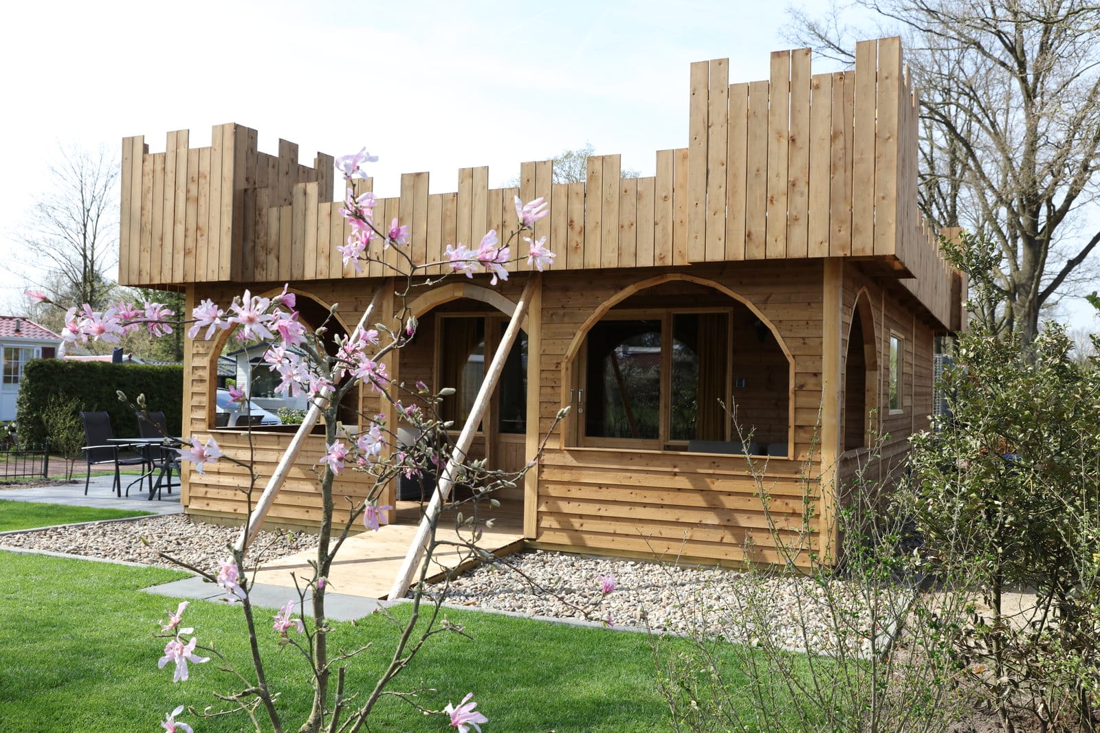 Slapen in een kindvriendelijk kasteel op een Sprookjescamping 2