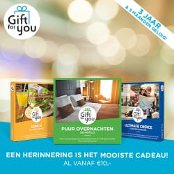 Een herinnering is het leukste cadeau, GiftForYou!